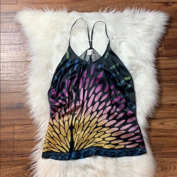 Mynk Tops - Anthropology Mynk Silk spaghetti straps Top Size S